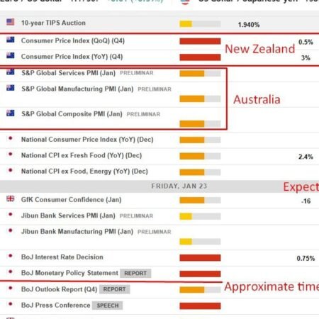 Economic and event calendar in Asia 23 January 2026; NZ & Japan CPI, BOJ decision day