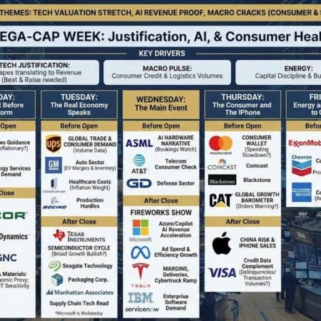 The week ahead: Earnings season shifts into maximum overdrive