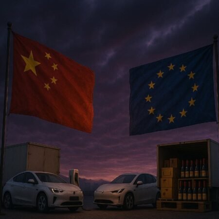 EU trade surplus shrinks further in 2025 as US exports tumble while Chinese imports surged