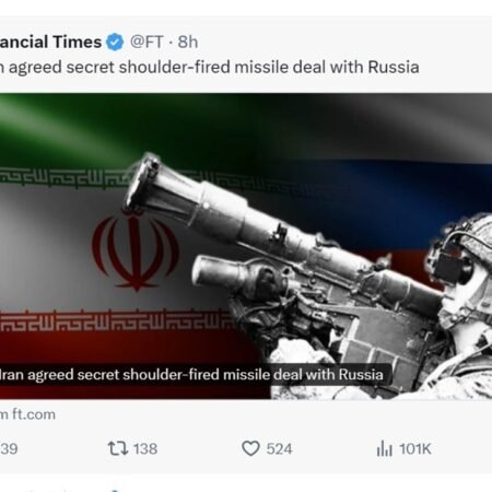 Weekend: FT report that Iran sign €500m deal with Russia for advanced air-defence missiles