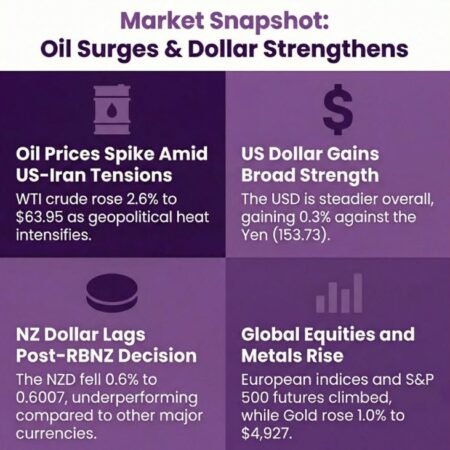 investingLive European markets wrap: Dollar steadies, oil jumps on US-Iran tensions