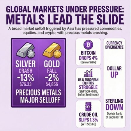 investingLive European markets wrap: Gold, silver falter; pound slips on dovish BOE hold