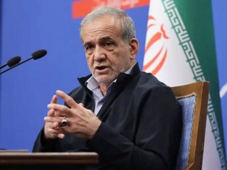 Iran’s President says on state TV that they won’t back down in talks