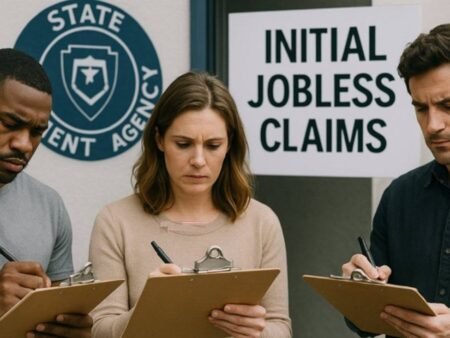 US initial jobless claims 213K vs 215K expected