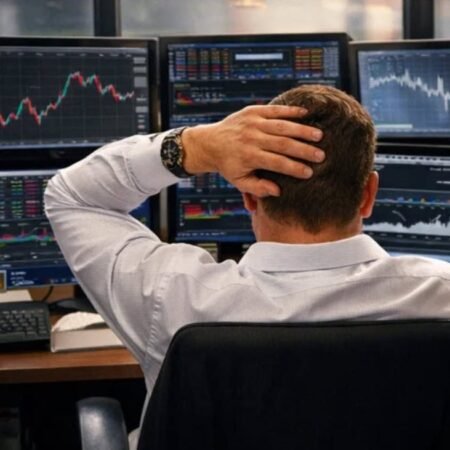 Crude oil futures settles at $96.57. Down sharply on the week