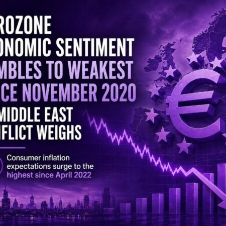 Euro area economic climate worsens further in April as inflation expectations jump