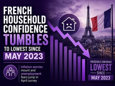 France April consumer confidence 84 vs 88 expected