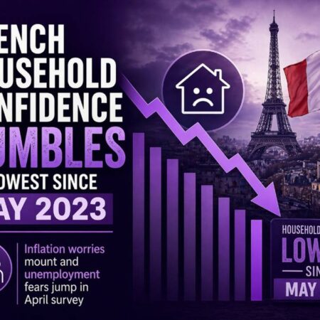 France April consumer confidence 84 vs 88 expected