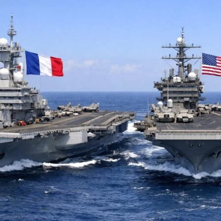 French Navy chief speaking regarding the Strait of Hormuz