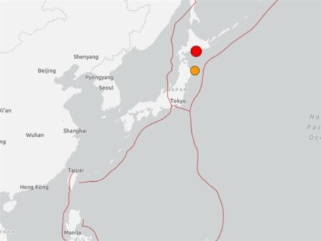 Northern Japan early morning earthquake. M6.1