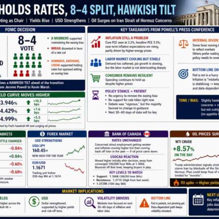 investingLive Americas FX news wrap 29 Apr: Fed Holds Rates, Split Tilts Hawkish. USD up