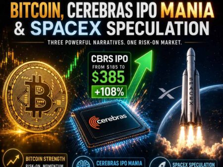 Bitcoin, Cerebras IPO mania, and the SpaceX speculation angle traders are watching