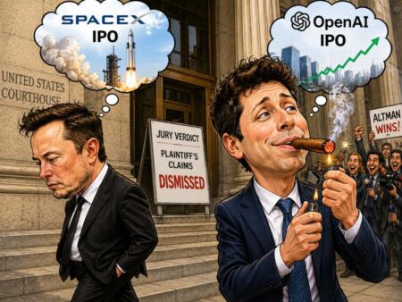 Jury rules against Elon Musk against Sam Altman and OpenAI.