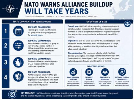 NATO warns alliance buildup will take years