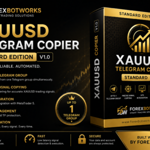 XAUUSD Telegram Copier for MT5, Standard