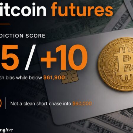 Bitcoin analysis today as price is getting closer to the big 60k round number
