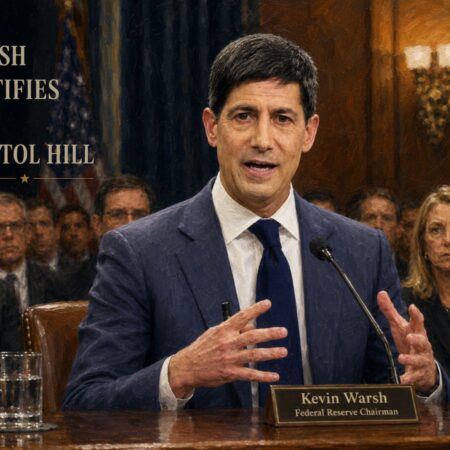 Where are the markets as Warsh testimony begins?