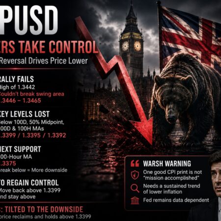 The GBPUSD is back below the 100/200 day MAs