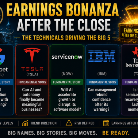 Tesla, Alphabet, ServiceNow, IBM, Texas Instruments all report after the close