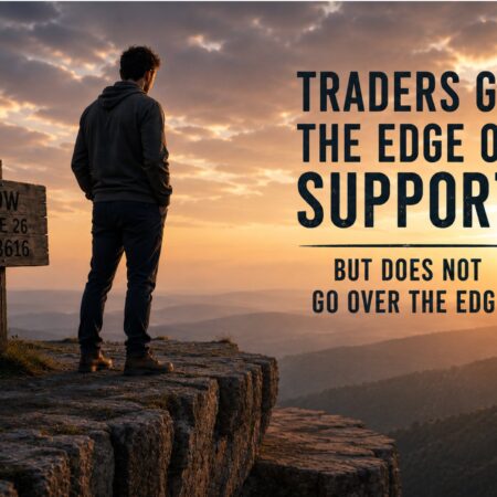 EURUSD traders took the price to the edge, looked over and turned back