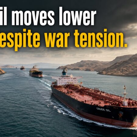 Crude oil runs to a new session low