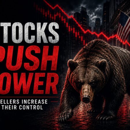 NASDAQ shares remain under pressure. S&P moves below trendline