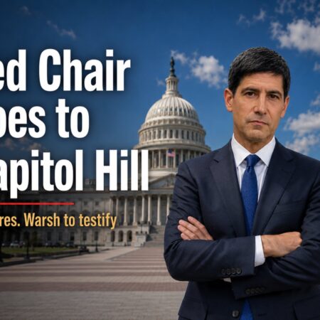 Fed Chair Warsh in the Senate testifies in front of the Senate Banking Committee.