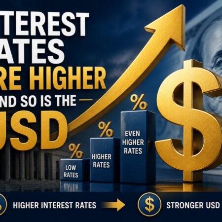 US yields are pushing to new highs and along with it the US dollar